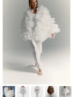 Lucia Flower Bomber in White